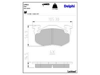 комплект спирачно феродо, дискови спирачки