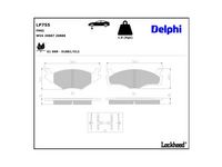 комплект спирачно феродо, дискови спирачки