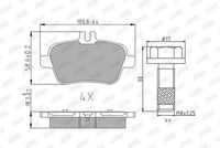 Bremsbelagsatz, Scheibenbremse