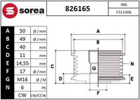 Sistem roata libera, generator EAI, Cod: 826165