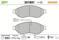 Bremsbelagsatz, Scheibenbremse