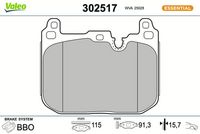 Bremsbelagsatz, Scheibenbremse