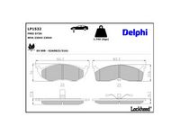 комплект спирачно феродо, дискови спирачки