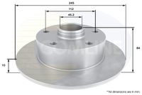 Disc frana COMLINE, Cod: ADC3006
