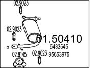 Mittelschalldämpfer