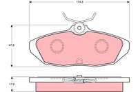 Bremsbelagsatz, Scheibenbremse