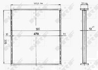 NRF Koelblok, radiateur 2
