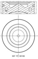 Thumbnail - Zuiger - 007PI00106002 - MAHLE