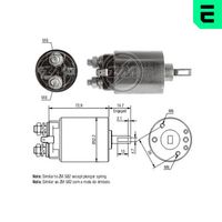Solenoid, electromotor ERA, Cod: ZM681