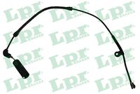 предупредителен контактен сензор, износване на накладките