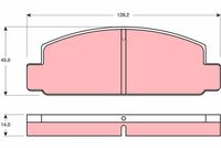Bremsbelagsatz, Scheibenbremse