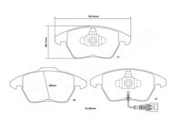BREMBO High performance remblokkenset 3
