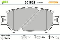 Bremsbelagsatz, Scheibenbremse
