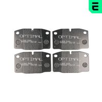 Комплект спирачно феродо, дискови спирачки BP-09565 OPTIMAL