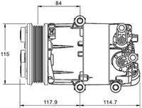 Thumbnail - Compressor, airconditioning - ACP1333000P - MAHLE