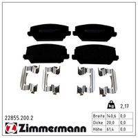 комплект спирачно феродо, дискови спирачки