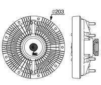 Thumbnail - Koppeling, radiateurventilator - CFC249000P - MAHLE