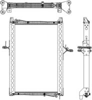 Thumbnail - Lage temperatuurkoeler, intercooler - CIR19000P - MAHLE