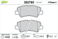 Bremsbelagsatz, Scheibenbremse