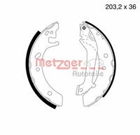 Bremsbackensatz