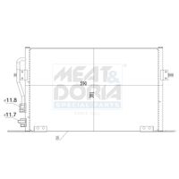 Condensator, climatizare MEAT & DORIA, Cod: 991214