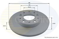 Disc frana COMLINE, Cod: ADC4002V