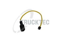 предупредителен контактен сензор, износване на накладките