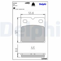 комплект спирачно феродо, дискови спирачки