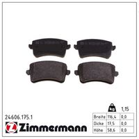 комплект спирачно феродо, дискови спирачки