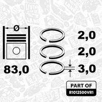 Thumbnail - Zuigerveerset - R1012500VR1 - ET ENGINETEAM