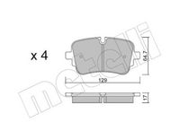 Bremsbelagsatz, Scheibenbremse