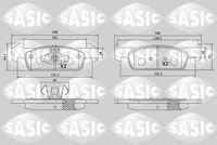 комплект спирачно феродо, дискови спирачки