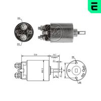 Solenoid, electromotor ERA, Cod: ZM784