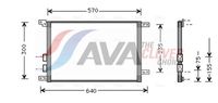 Condensator / Radiator aer conditionat AVA Clever Choice, Cod: AL5070