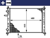 Thumbnail - Radiateur - CR631000S - MAHLE