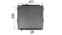 Thumbnail - Radiateur - CR1528000S - MAHLE