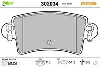 Bremsbelagsatz, Scheibenbremse