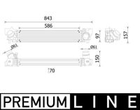 Thumbnail - Intercooler, inlaatluchtkoeler - CI621000P - MAHLE