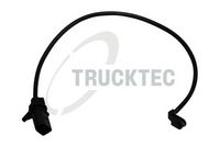 предупредителен контактен сензор, износване на накладките