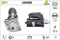 Starter VALEO, Cod: 438488