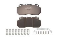 Bremsbelagsatz, Scheibenbremse