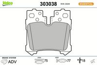 комплект спирачно феродо, дискови спирачки