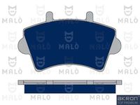 Комплект спирачно феродо, дискови спирачки 1050069 AKRON-MALÒ