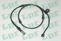 предупредителен контактен сензор, износване на накладките