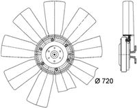 Thumbnail - Koelventilatorwiel - CFF412000P - MAHLE
