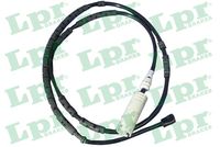 предупредителен контактен сензор, износване на накладките