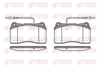 комплект спирачно феродо, дискови спирачки