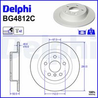 Disc frana DELPHI, Cod: BG4812C