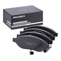 Комплект спирачно феродо, дискови спирачки 402B0003 RIDEX