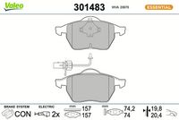 Bremsbelagsatz, Scheibenbremse
